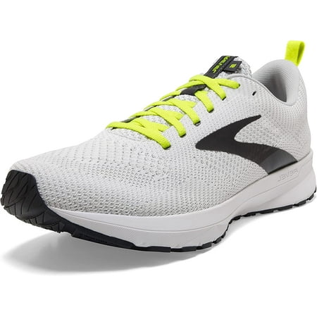 

Brooks Men s Revel 5 Running Shoes - White/Oyster/India Ink - 10.5 D(M) US