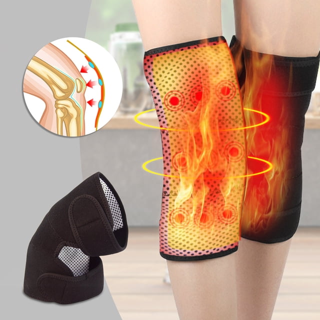 Fiudx Rodilleras Autocalentables, Cómodas Rodilleras de Tela Compuesta, Almohadilla Térmica de Terapia Magnética, Alivio Del Dolor Articular, Regalo para Padres Mayores, Protección para Actividades D
