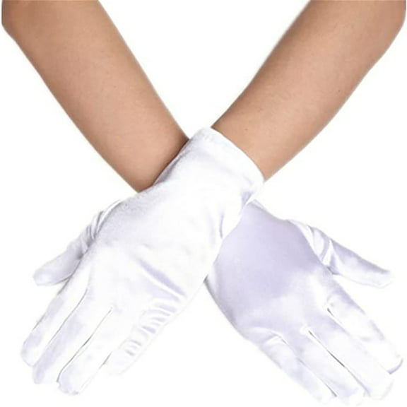 Aellinatey Evening Party Gloves Short Gloves Lady Stage Performances Wrist Length Gloves