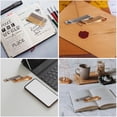 thumbnail image 3 of SHISUYAN 2 Pcs Pinces en Acier Inoxydable pour Signets et Billets pour Papier-Monnaie et Usage Extérieur, 3 of 9