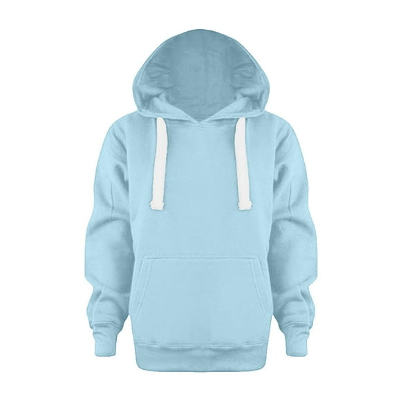 Ketyyh-chn99 Toddler Baby Girls Hoodies Sweatshirt Kids Child Toddler Boys Girls Long Sleeve Hooded Thickened Warm Sweatshirt Pullover Blouse Tops Outfits Clothes Hoodie for 7-8 Years,Light Blue