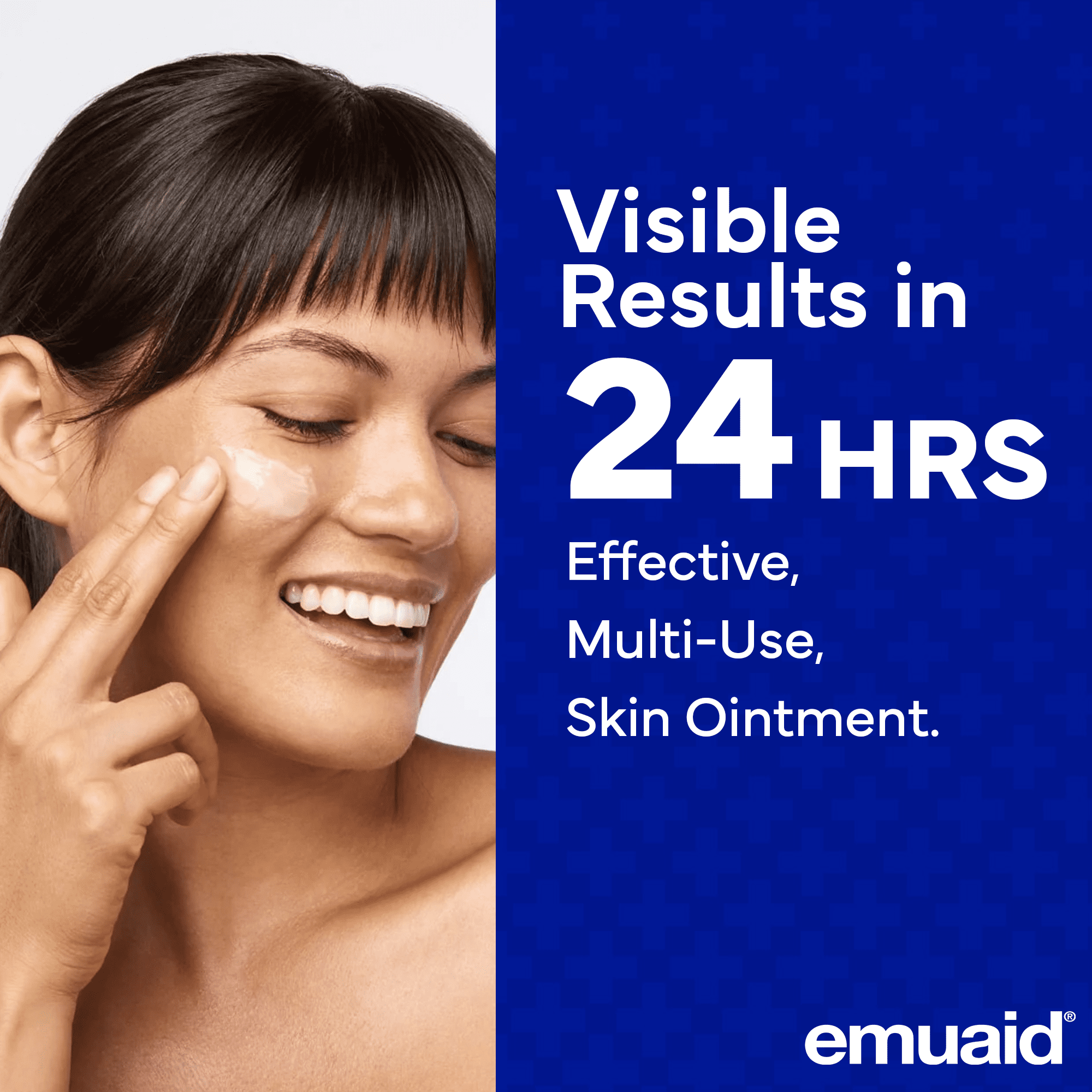 Emuaid First Aid Ointment Regular Strength Cream, for Skin Relief, 2 oz