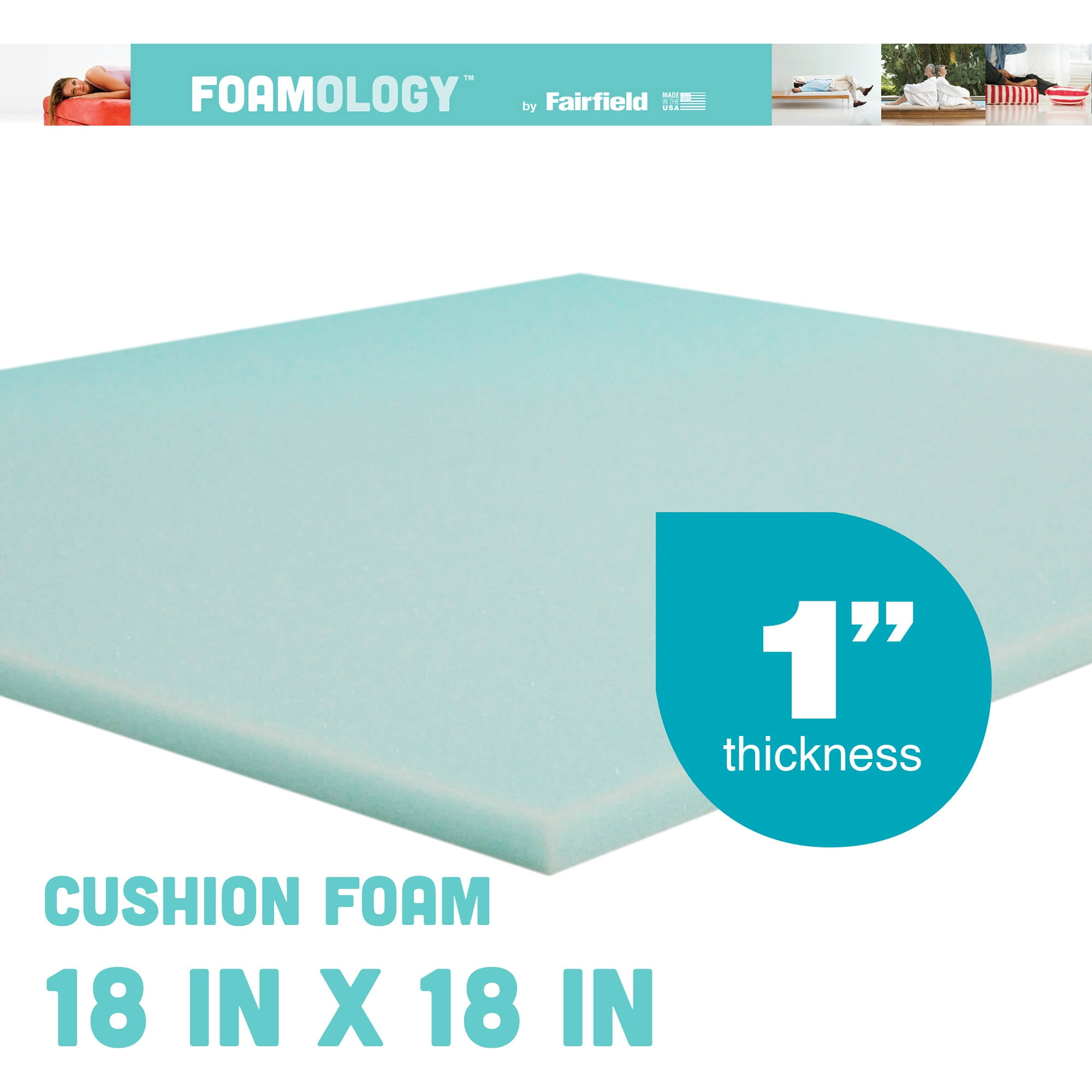 Soft Support Cushion Foam Available in Multiple Sizes