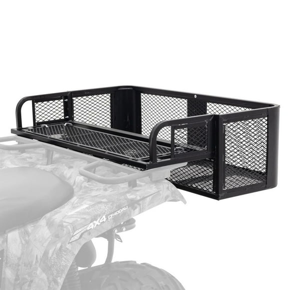 Titan Ramps Universal ATV/UTV Rear Drop Cargo Basket Rack with 150 lb. Capacity