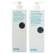 EVO The Therapist Hydrating Shampoo 33.8 oz & The Therapist Hydrating Conditioner 33.8 oz Combo Pack