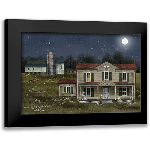 Jacobs, Billy 14x11 Black Modern Framed Museum Art Print Titled - Summer at J.H. Williams Farm