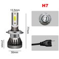 thumbnail image 3 of 2 faros antiniebla automáticos 6000LM LED antiniebla IP68 resistente al agua 6000 K 36 W (H7), 3 of 9