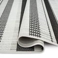 thumbnail image 6 of Home Dynamix Tripoli Mateo Modern Striped Indoor/Outdoor Area Rug, Charcoal/Cream, 5'3"x7'3", 6 of 6