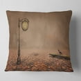 thumbnail image 2 of Designart Behind Old Time Landscape - Photography Throw Pillow - 18x18, 2 of 5