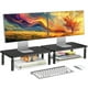 thumbnail image 1 of Soporte de monitor HUANUO ajustable en altura para 2 monitores, paquete de 2, 1 of 8