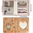thumbnail image 3 of Mini álbum de fotos de 3 pulgadas, soporte para tarjetas fotográficas para cámara Fujifilm Instax, soporte para tarjetas fotográficas con forma de corazón de amor, soporte para libros para tarjet, 3 of 4