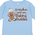 thumbnail image 4 of Inktastic Grandma And I Are Baking Buddies Boys or Girls Long Sleeve Toddler T-Shirt, 4 of 5