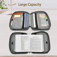 thumbnail image 4 of SUNSIOM Bible Covers Carrying Book Case Church Bag Bible Protective Cover with Book Stand for Men Women Book Racks, 4 of 6