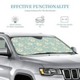 thumbnail image 2 of Bingfone Floral Daisy Car Windshield Sunshade,Sun Foldable Sun Shield Sun Visor for Car - Small, 2 of 8