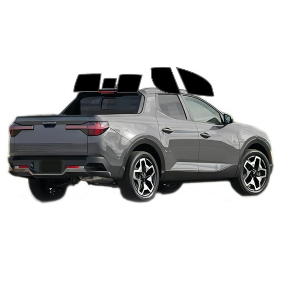 Haiy Co - PreCut 2Ply 05% Window Tint Film Kit For 2022-2025 Hyundai Santa Cruz -Side+Rear Window