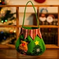 thumbnail image 3 of Adornos Navideños Bolso Tote No Tejido Con Muñeco De Nieve Bolsa Pequeña Para Dulces, 3 of 3