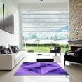thumbnail image 7 of Ahgly Company Machine Washable Indoor Rectangle Transitional Heliotrope Purple Area Rugs, 7' x 9', 7 of 7