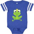 thumbnail image 3 of Inktastic Cute Frog, Green Frog, Crown, Frog Prince Boys or Girls Baby Bodysuit, 3 of 5