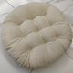 thumbnail image 1 of Xiao Hua Cojines redondos para silla de 56 x 56 cm para interior y exterior, cojines para muebles de patio, cojines de meditación para yoga, sala de estar, sofá y balcón, color caqui., 1 of 5