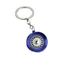 thumbnail image 5 of rygai Wheel Rim Keychain Cool 3D Zinc Alloy Multi-colored Auto Parts Car Key Ring Pendant Backpack Ornament,A, 5 of 8