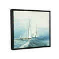 thumbnail image 4 of Stupell Industries Muted Sailboat Feet Transportation Painting Black Floater Framed Art Print Wall Art, 31 x 25, 4 of 10