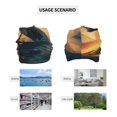 thumbnail image 7 of Rocae Sunset Ocean Whale for Beanies Hats for Men Women Warm Chunky Knit Hats Winter, 7 of 7