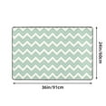 thumbnail image 3 of DouZhe Triangular Stripe Rugs Doormat, Non-Slip Machine Washable Carpets Floor Door Mat , 36" x 24", 3 of 7