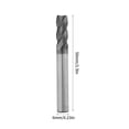 thumbnail image 2 of Dioche Carbide End Mill, Safe End Mill, Milling Cutter, For Carpentry For Milling Holes, 2 of 8