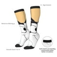 thumbnail image 4 of Masiiu Bluey Print Adult Crew socks, Comfortable Novelty Colorful Patterned, Breathable, Stylish Colorblock for Men Women, 4 of 6