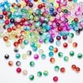 thumbnail image 4 of DIY Baking Painted Crackle Glass Beads Stretch Bracelet Making Kits include Sharp Steel Scissors Elastic Crystal Thread Stainless Steel Beading Needles Mixed Color Beads: 6mm Hole: 1.3~1.6mm, 4 of 8