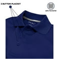 thumbnail image 3 of Men's Dry Slim Fit Moisture-Wicking Polo Shirt (2-Pack), 3 of 5