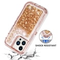thumbnail image 5 of YUNOVA for iPhone 15 Case Glitter Floating Liquid Shiny Quicksand Case for Women Girls Heavy Duty Shockproof Protective Case Hard PC Bumper Soft TPU Cover for iPhone 15, 5 of 7