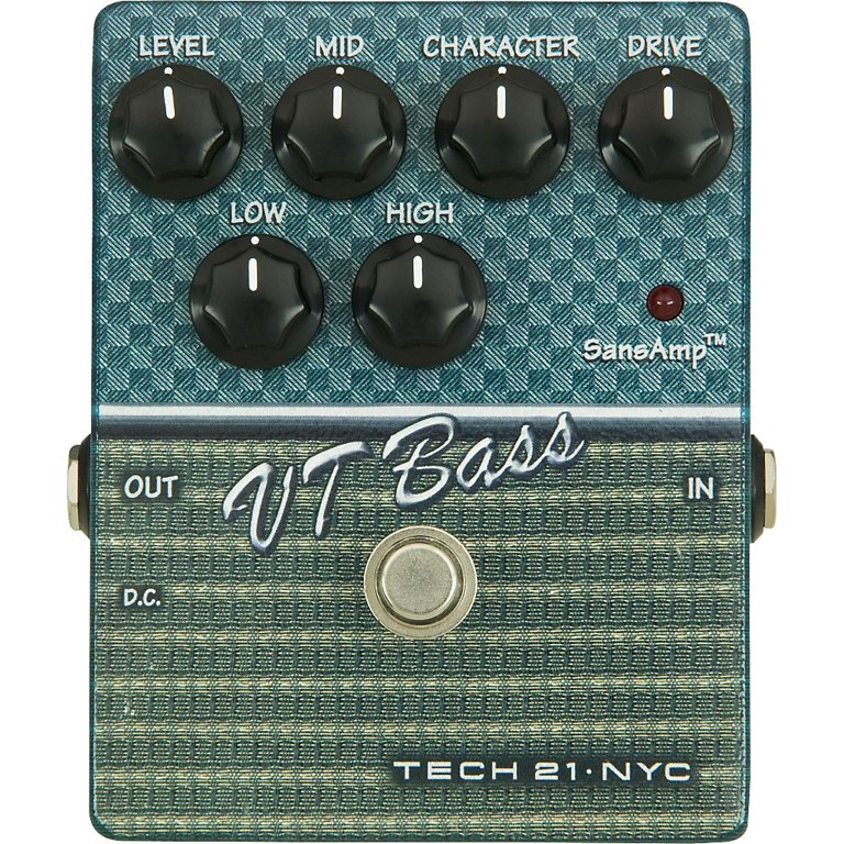 Tech 21 VT Bass SansAmp Character Series Bass Pedal - Walmart.com