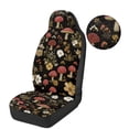 thumbnail image 3 of Pzuqiu Mushroom Car Seat Cover Warm Car Seats Covers Front Seats Only Anti-Slip Elastic Fabrics Auto Seat Protector Soft Comfortable Interior Full Coverage Fit for Most Cars SUV, 3 of 7