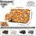 thumbnail image 7 of Xoenoiee Colorful Daisy Flower Pattern Recliner Sofa Covers Stretch Reclining Couch Covers 3 Seat Cushion Slipcovers with Soft Fabric, Furniture Protector for Pet Kid, 7 of 7
