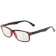 thumbnail image 5 of Retro Visual Fatigue Relief Multifocal Reading Glasses Anti Blue Rays Presbyopic Glasses(+350 Red), 5 of 5