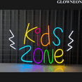 thumbnail image 2 of Glowneon Kids Zone Wall Art, Kid Zone Playroom Led Sign, Gift For Kid, 2 of 5