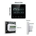 thumbnail image 4 of maskred Floor Heating Sensor LCD Display Touch Screen Temperature Waterproof Portable Professional Smart Thermostat for Home Type 2, 4 of 6