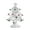 Clear#B, variant on Harlier Crystal Christmas Tree, 2.34 Inch Mini Artificiales Decorativas Transparent Xmas Tree, Mini Glass Decoration, Christmas Tree Figurines Tabletop Decor (Green)
