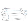 thumbnail image 5 of Mainstays Newman Stretch 1 Piece Sofa Slipcover Burgundy, 5 of 5