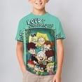 thumbnail image 2 of The Loud House Kid Shirts Unisex Casual Tops 3D Print Graphic Tees Short Sleeve T Shirts for Boys Girls 160CM, 2 of 8