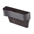 thumbnail image 1 of Organizador de huecos para asientos de coche, bolsillo lateral, caja de almacenamiento universal para asientos de coche. conductor negro, 1 of 9