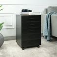 thumbnail image 2 of Naomi Home 5-Drawer Rolling File Cabinet with Lockable Casters, Black, 2 of 9