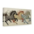 thumbnail image 4 of Canvas Wall Art - Sasha 'Dancing Horses' Wall Art for Living Room, Bedroom, or Office DÃ©cor by Trademark Fine Art - 32 x 16 Inches, 4 of 4