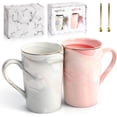 thumbnail image 1 of Pareja Juego De Tazas De Café, Exquisitas Tazas De Café De Cerámica Estilo Nórdico, Taza de Moda Es El Regalo Perfecto Para Cumpleaños, Aniversarios, San Valentín o Para Tu Pareja, 1 of 4