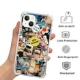 thumbnail image 2 of Summer Aesthetic Case Compatible with iPhone 13,Aesthetic Art Design TPU Bumper Bumper Cover Case, 2 of 6