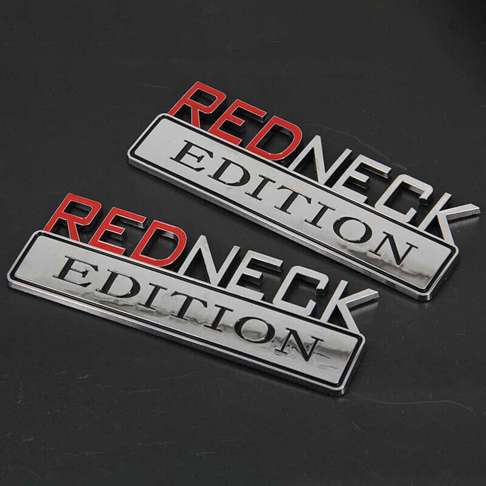 Automotive REDNECK EDITION car EMBLEM logo TRUCK decal ornament SIGN ...