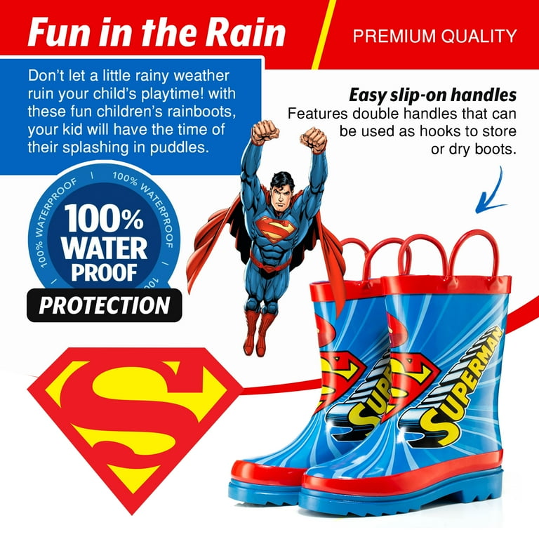 Superman boots cheap toddler