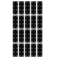 thumbnail image 1 of Reinforcement Flat Straight Brace Bracket Black 20Pack 3.9In, 1 of 1