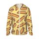 thumbnail image 1 of Fotbe Hot Dogs Chaqueta con Protección Solar UPF 50+ para Hombre y Mujer, Camisa con Capucha y Bolsillos-Large, 1 of 7